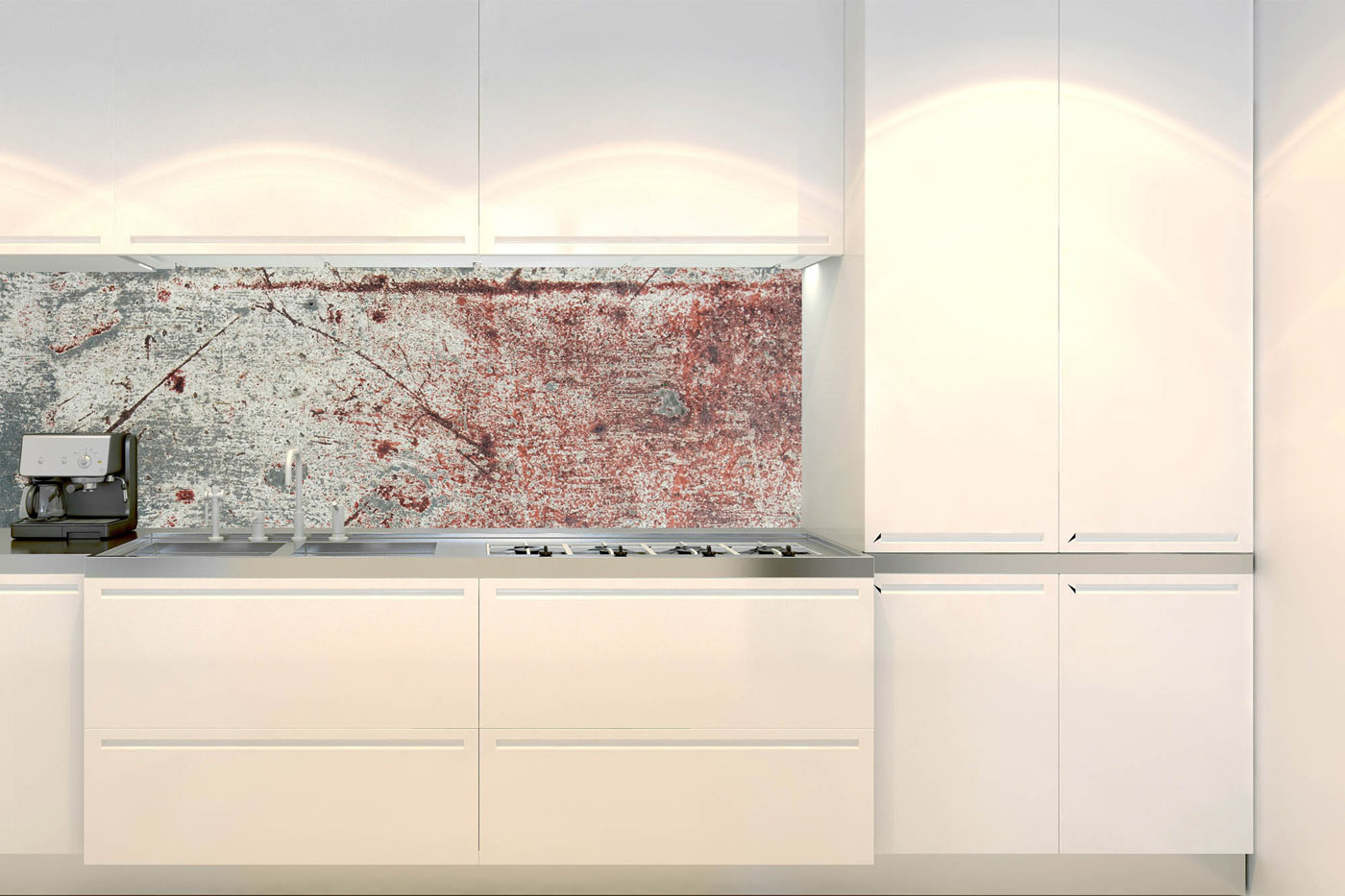 Fototapeta do kuchyně - Rustikální kamenná zeď 180 x 60 cm 
