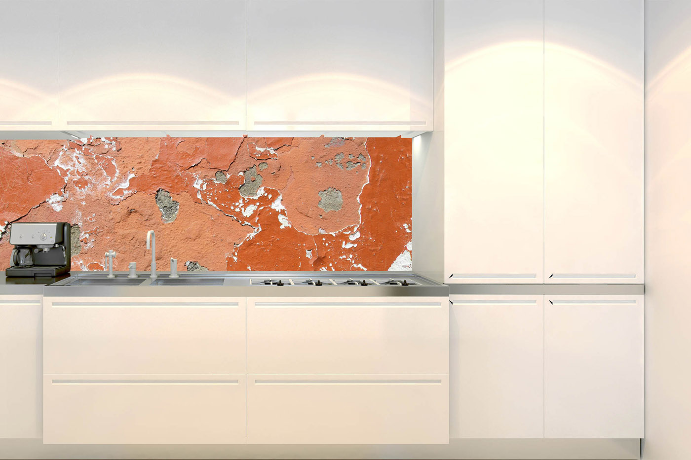 Fototapeta do kuchyně - Rozbitá zed 180 x 60 cm 