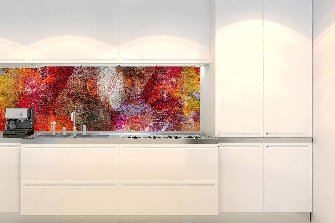 Fototapeta do kuchyně - Abstraktní zeď 180 x 60 cm 