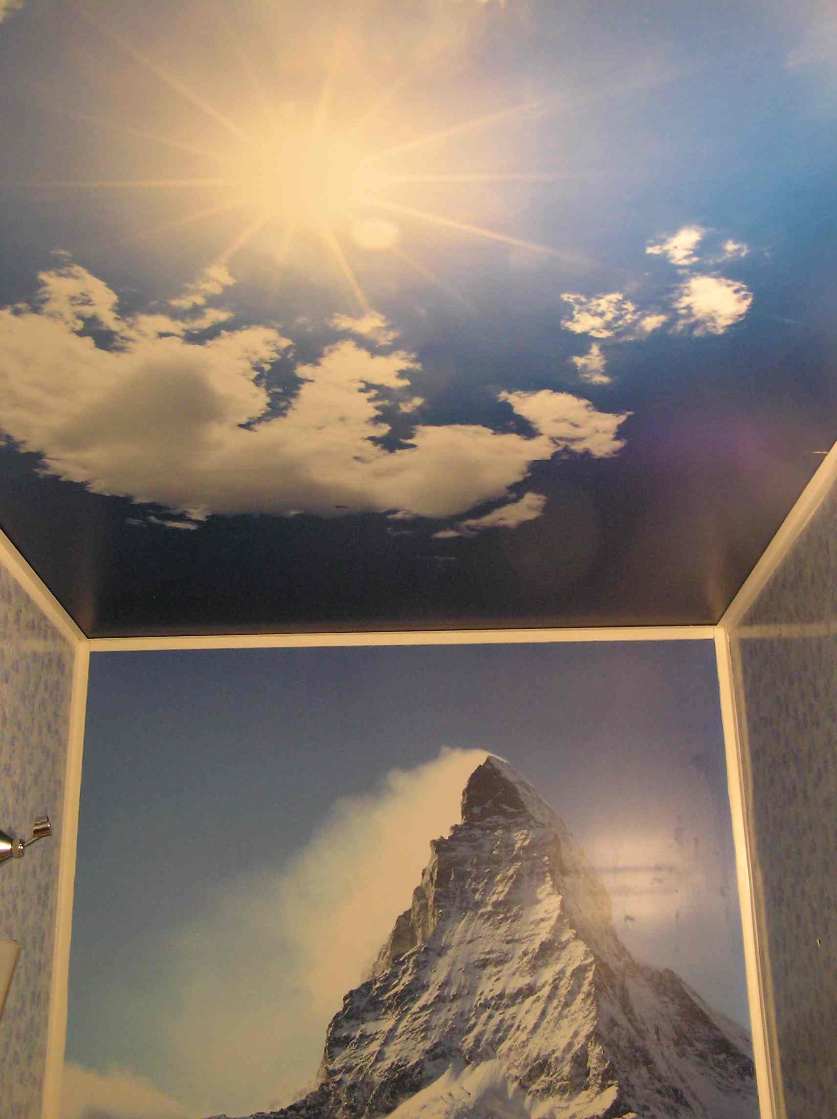 Samolepicí fototapeta Obloha a Matterhorn - detail